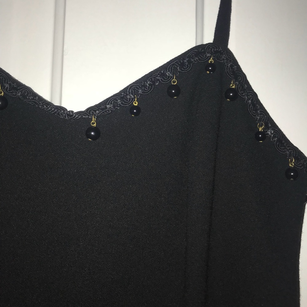 Black cocktail dress